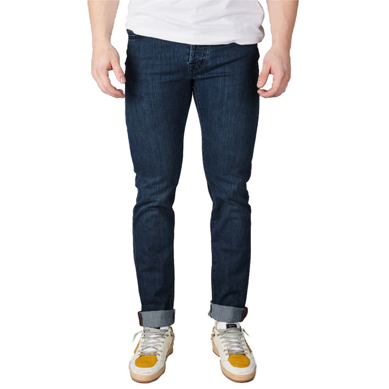 Blue Cotton Men Jeans-Tramarossa-LabelTerrace.com