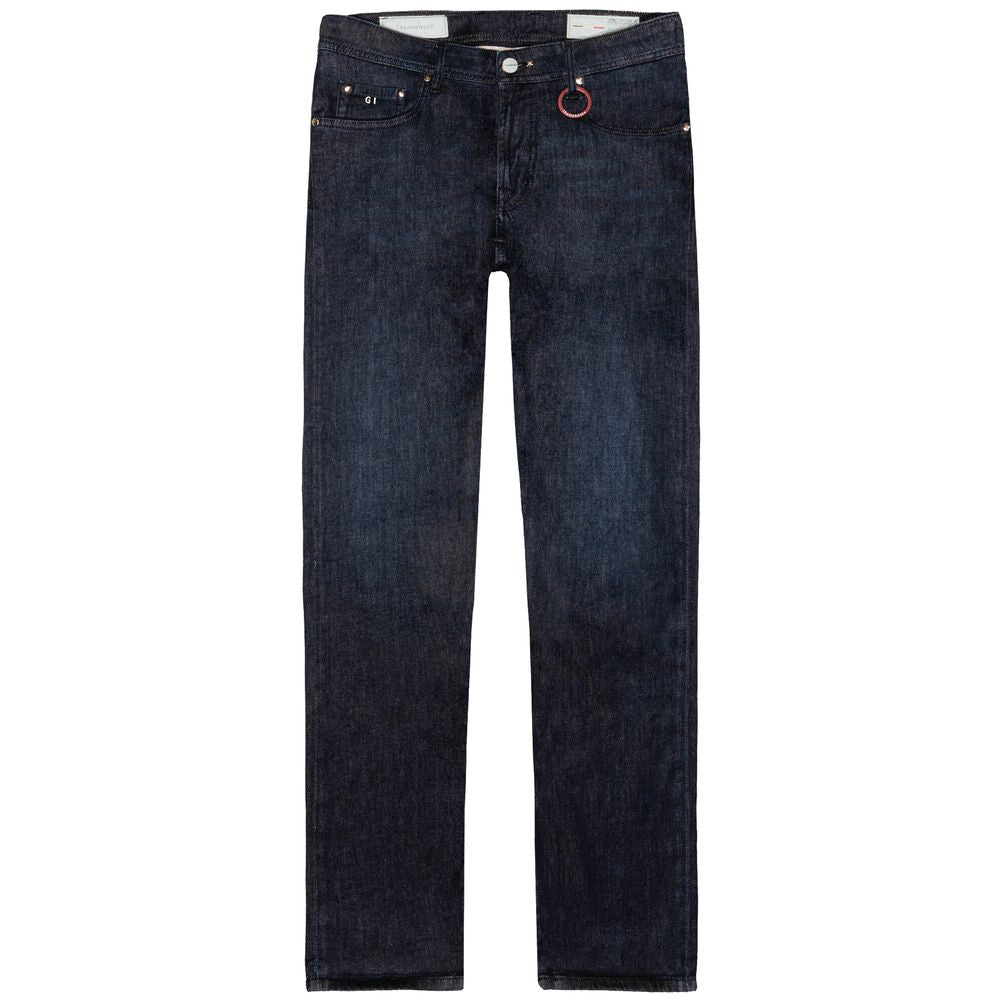 Blue Cotton Men Jeans-Tramarossa-LabelTerrace.com