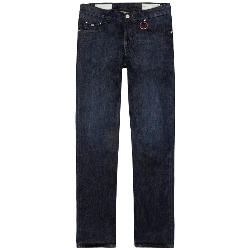 Blue Cotton Men Jeans-Tramarossa-LabelTerrace.com