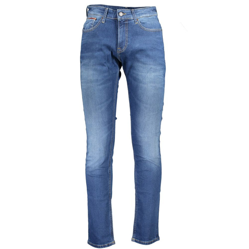 Blue Cotton Men Jeans-Tommy Hilfiger-LabelTerrace.com
