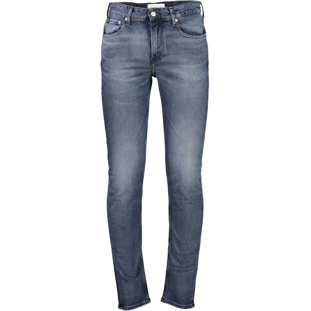 Blue Cotton Men Jeans-Calvin Klein-LabelTerrace.com