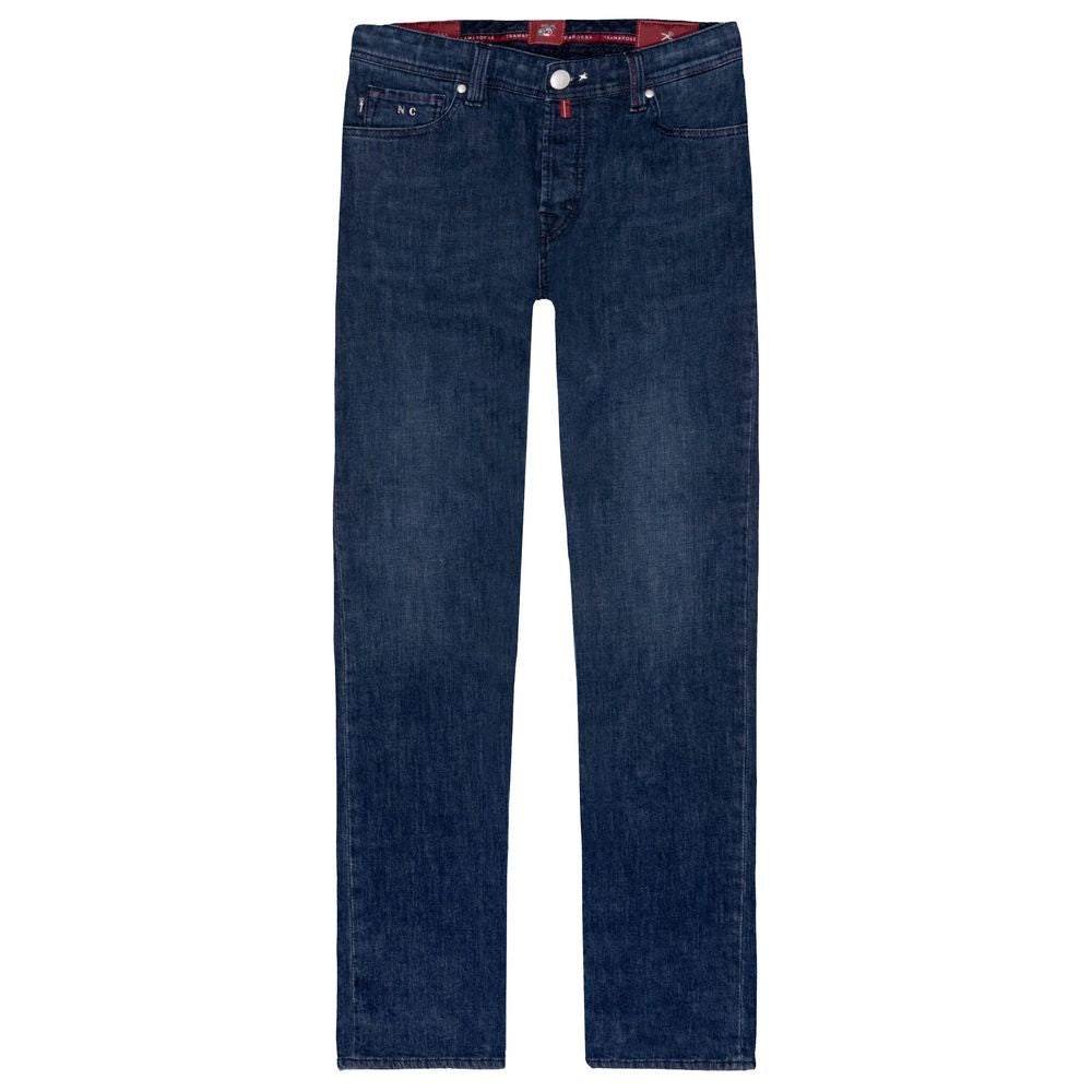 Blue Cotton Men Jeans-Tramarossa-LabelTerrace.com