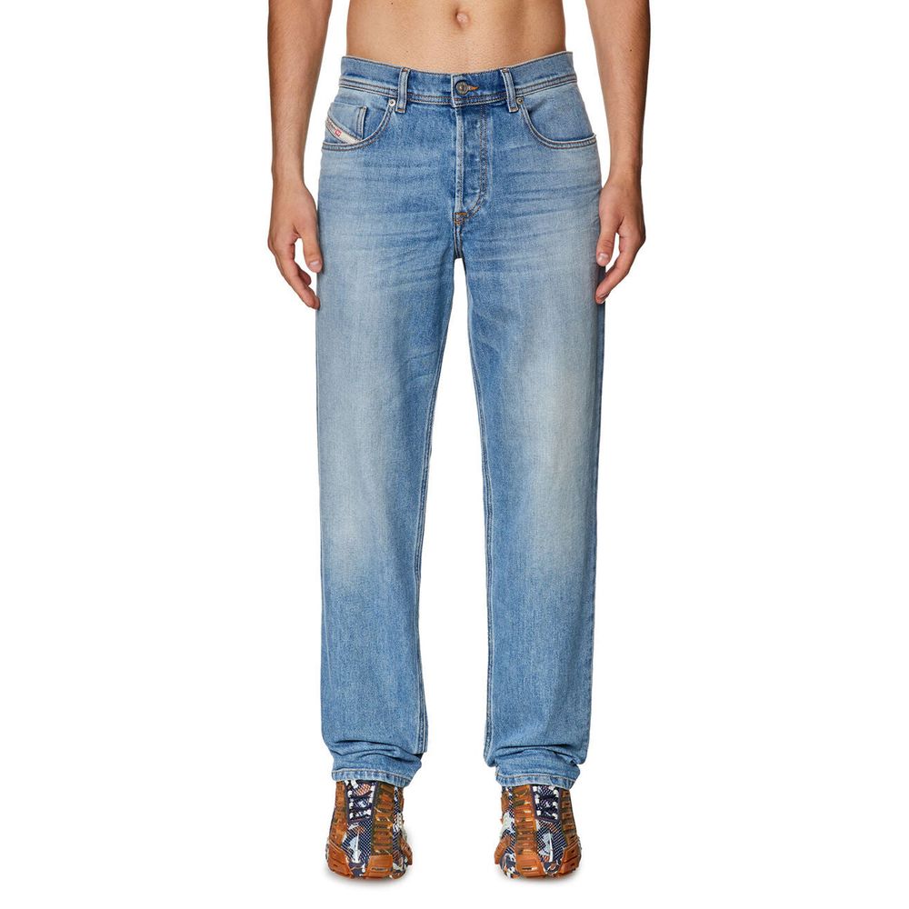 Blue Cotton Men Jeans-Diesel-LabelTerrace.com