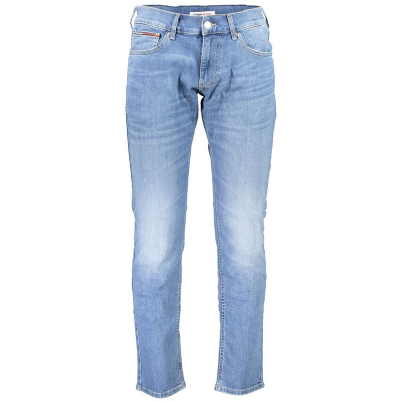 Blue Cotton Men Jeans-Tommy Hilfiger-LabelTerrace.com