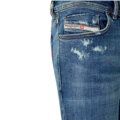 Blue Cotton Men Skinny Jean-Diesel-LabelTerrace.com