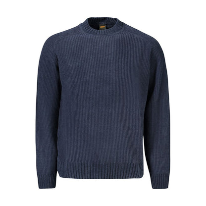 Blue Cotton Men Sweater-Hugo Boss-LabelTerrace.com