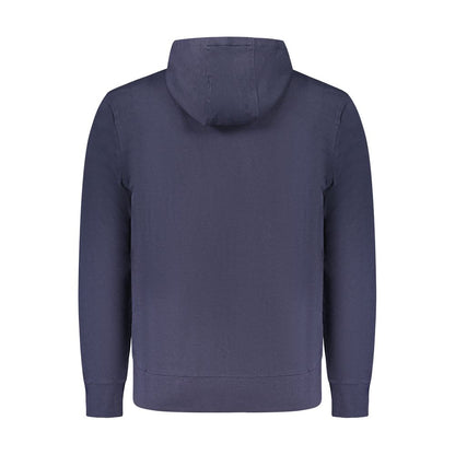 Blue Cotton Men Sweatshirt