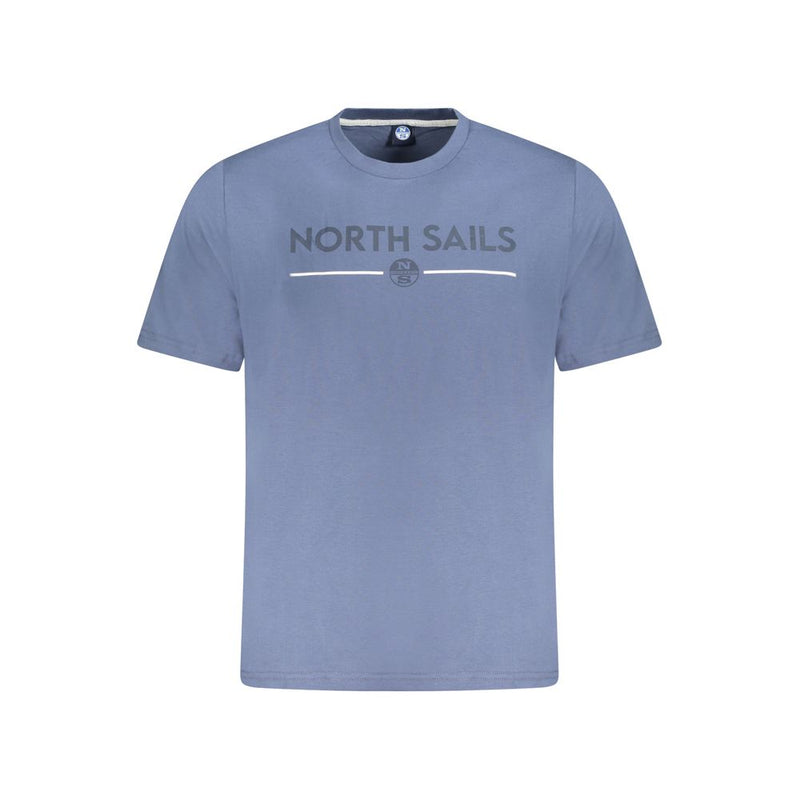 Blue Cotton Men T-Shirt-North Sails-LabelTerrace.com