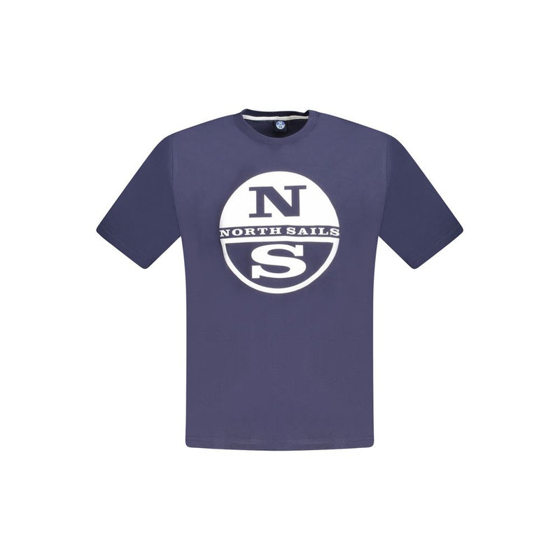 Blue Cotton Men T-Shirt-North Sails-LabelTerrace.com