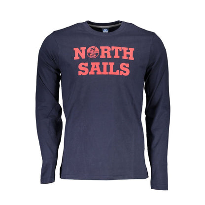 Blue Cotton Men T-Shirt-North Sails-LabelTerrace.com