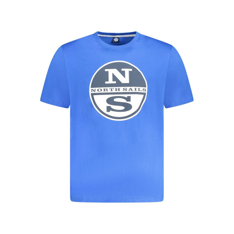 Blue Cotton Men T-Shirt-North Sails-LabelTerrace.com