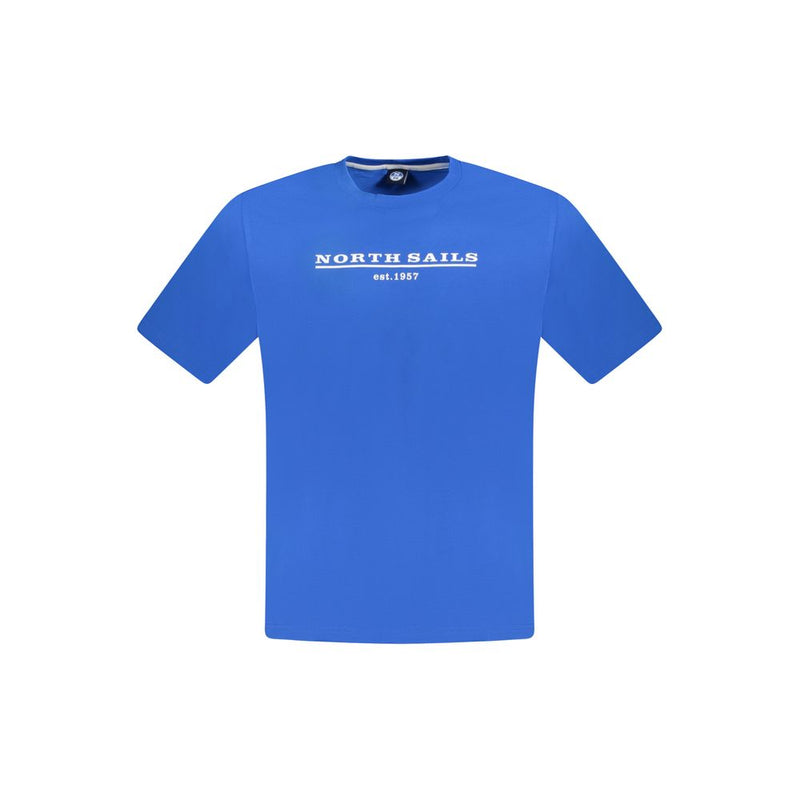 Blue Cotton Men T-Shirt-North Sails-LabelTerrace.com