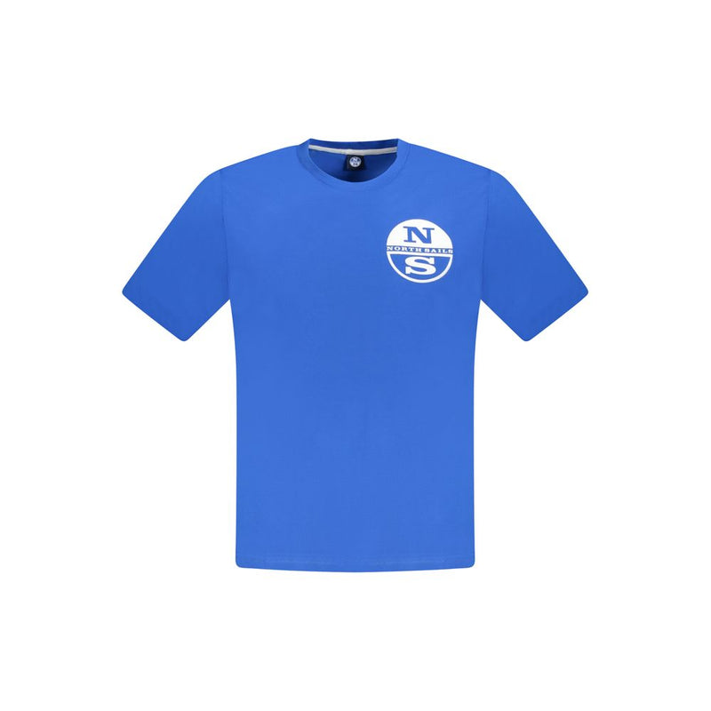 Blue Cotton Men T-Shirt-North Sails-LabelTerrace.com