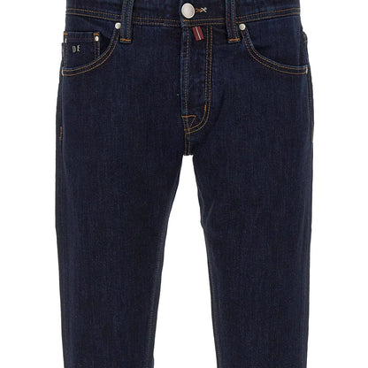 Blue Cotton Men's Jeans