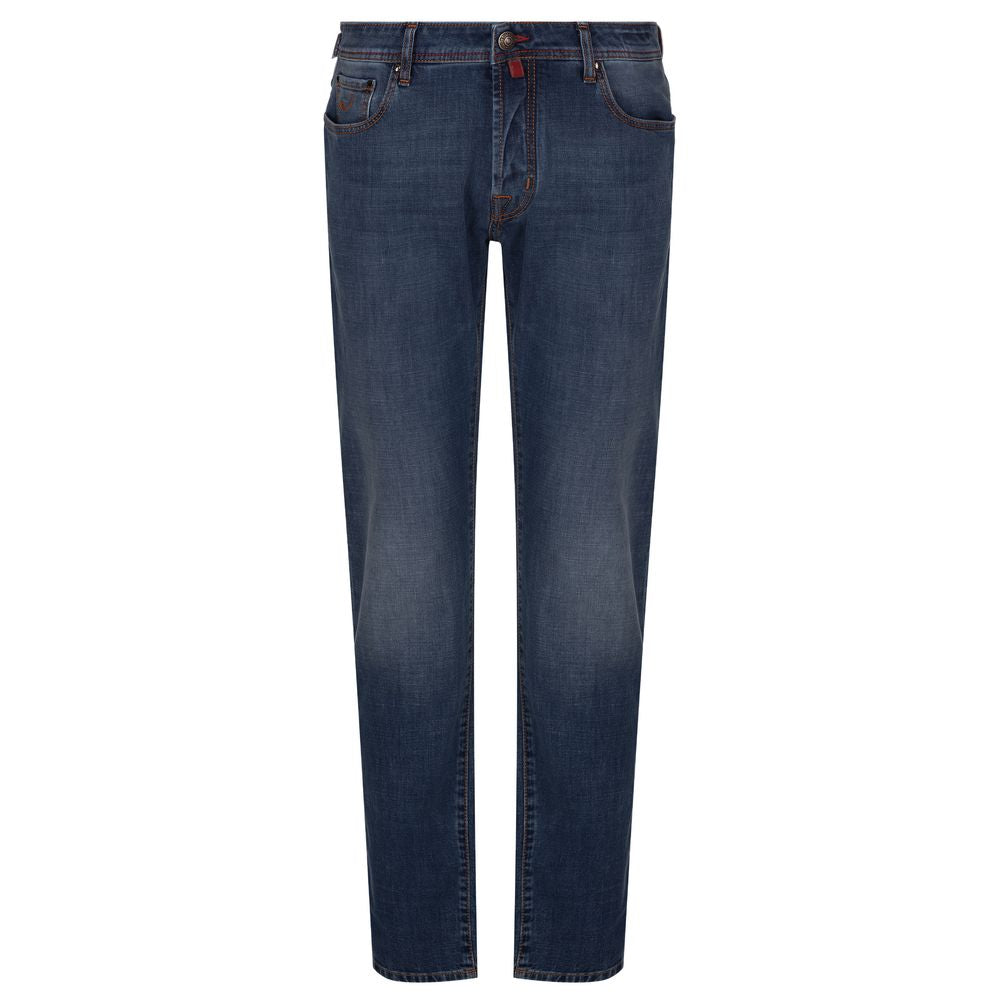 Blue Cotton Men's Jeans-Jacob Cohen-LabelTerrace.com