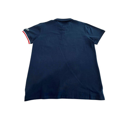 Blue Cotton Men's Polo Shirt