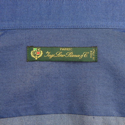 Blue Cotton Men's Shirt