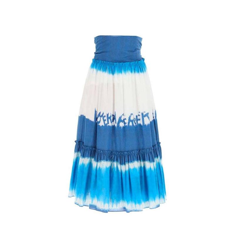 Tie Dye Midi Skirt-Alberta Ferretti-LabelTerrace.com