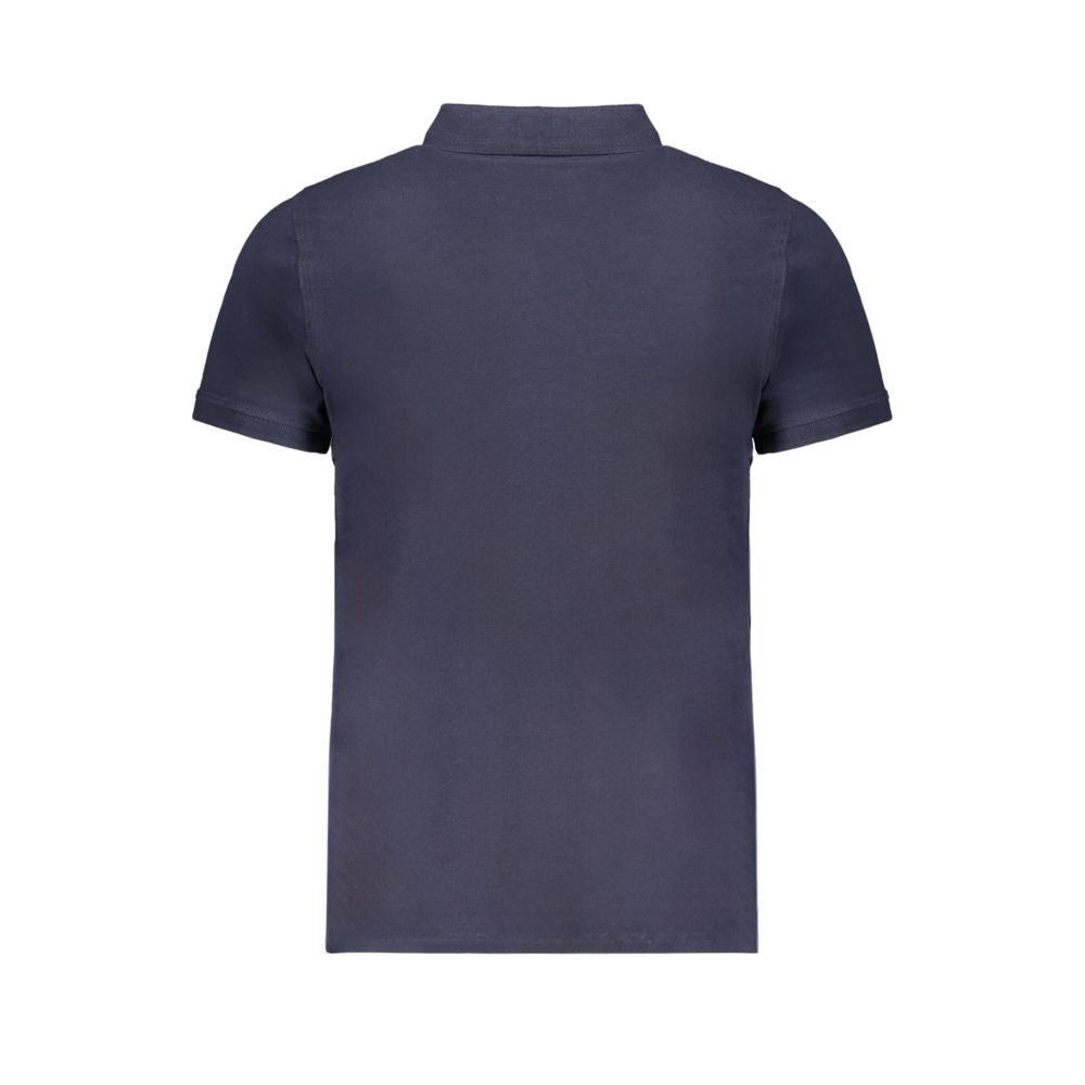 Blue Cotton Polo Shirt-Norway 1963-LabelTerrace.com