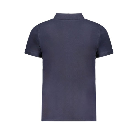 Blue Cotton Polo Shirt-Norway 1963-LabelTerrace.com