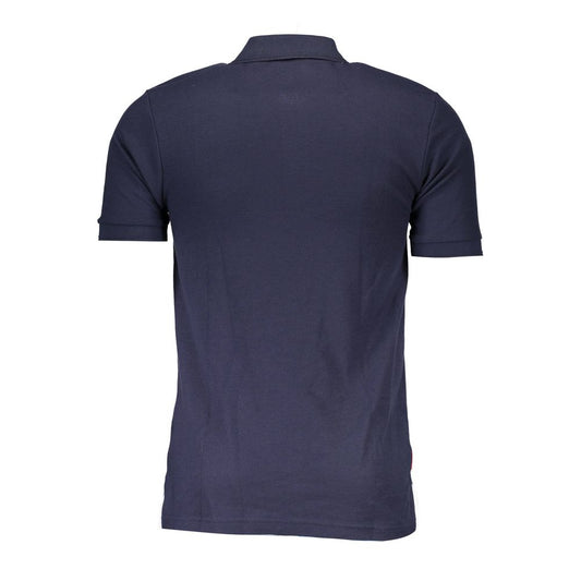 Blue Cotton Polo Shirt-Slazenger-LabelTerrace.com