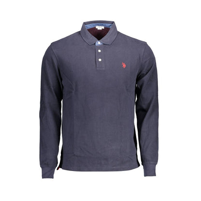 Blue Cotton Polo Shirt-U.S. POLO ASSN.-LabelTerrace.com