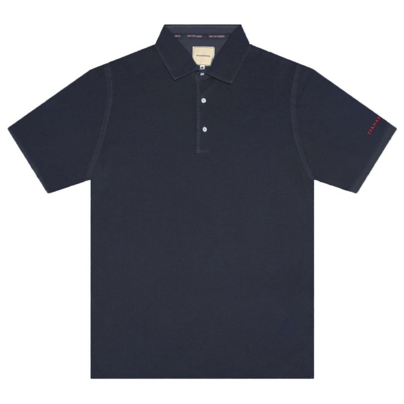 Blue Cotton Polo Shirt-Tramarossa-LabelTerrace.com