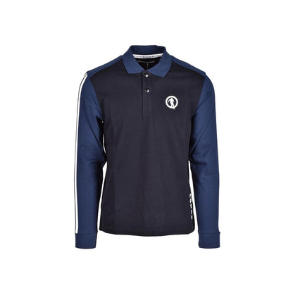 Blue Cotton Polo Shirt