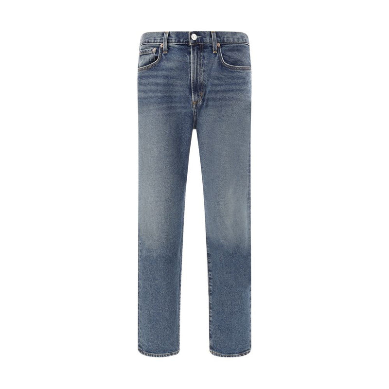 Blue Cotton Skinny Jeans