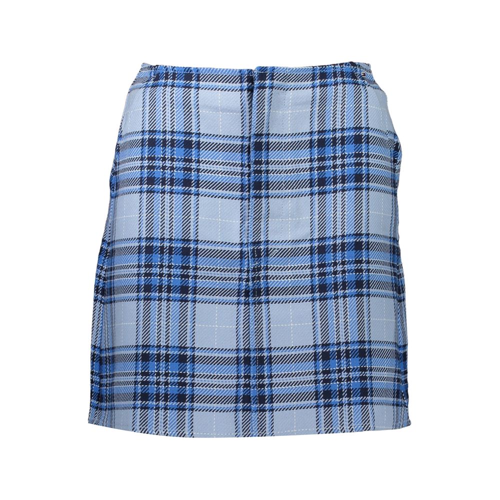 Blue Cotton Skirt-Tommy Hilfiger-LabelTerrace.com