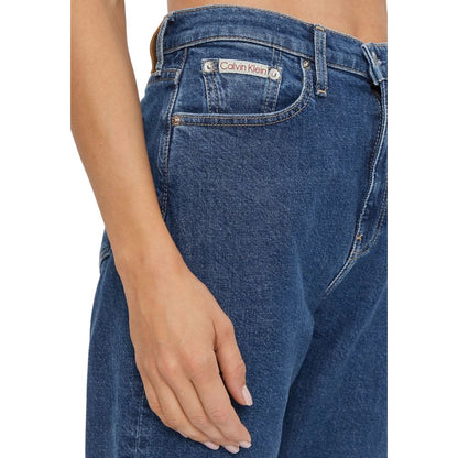 Blue Cotton Slim Fit Jean