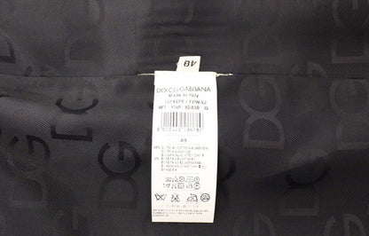 Blue Cotton Stretch Dress Vest Blazer-Dolce & Gabbana-LabelTerrace.com