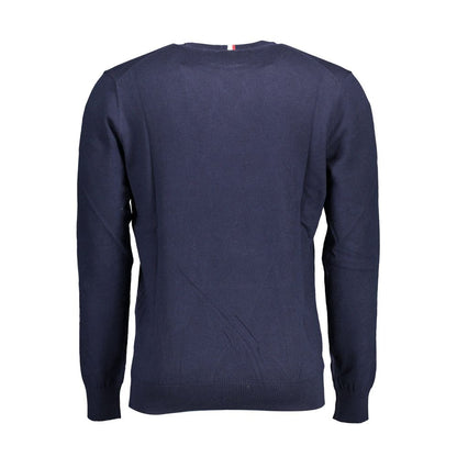 Blue Cotton Sweater-U.S. POLO ASSN.-LabelTerrace.com