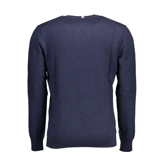 Blue Cotton Sweater-U.S. POLO ASSN.-LabelTerrace.com