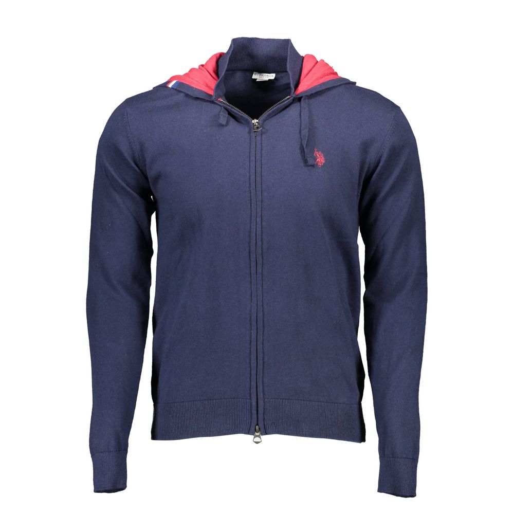 Blue Cotton Sweater-U.S. POLO ASSN.-LabelTerrace.com