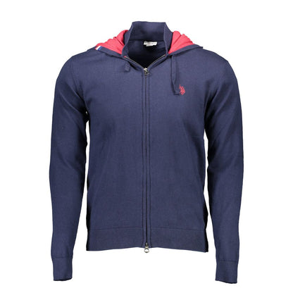 Blue Cotton Sweater-U.S. POLO ASSN.-LabelTerrace.com