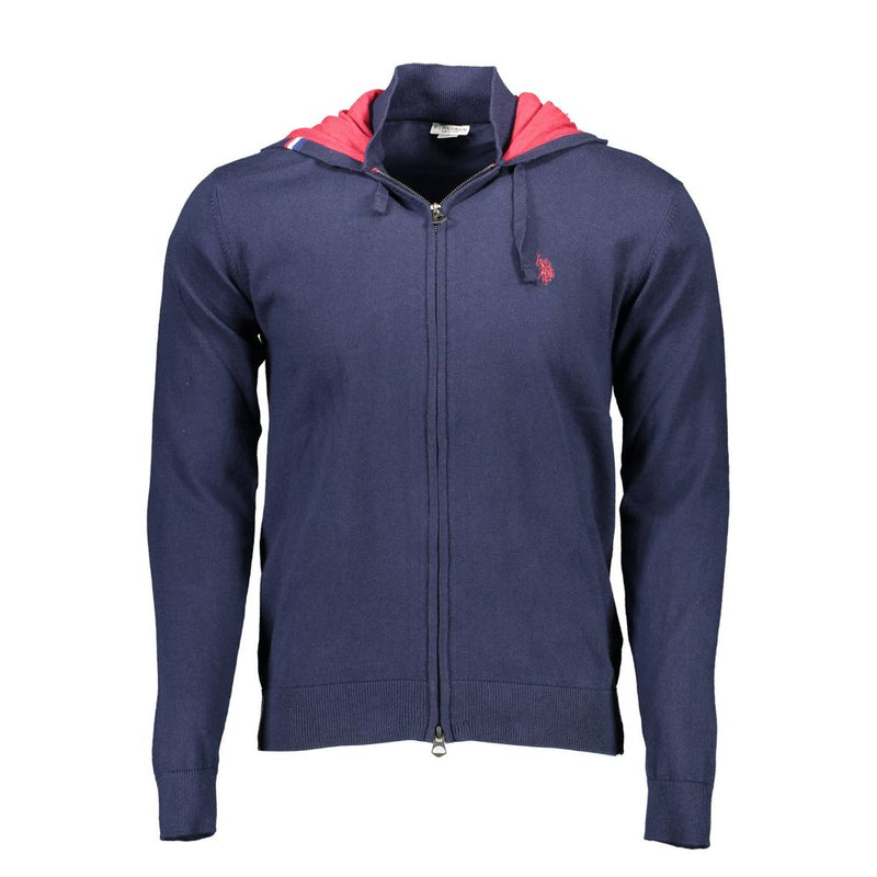 Blue Cotton Sweater-U.S. POLO ASSN.-LabelTerrace.com