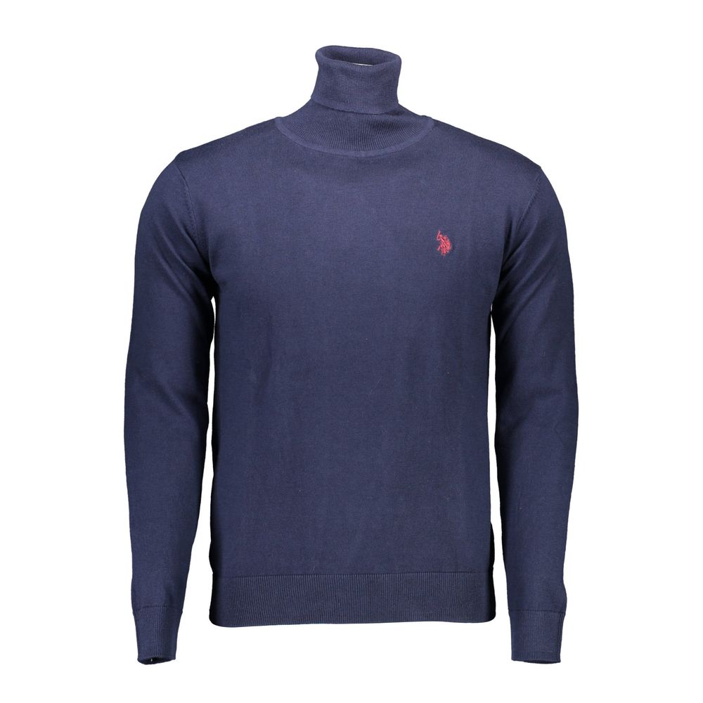 Blue Cotton Sweater-U.S. POLO ASSN.-LabelTerrace.com