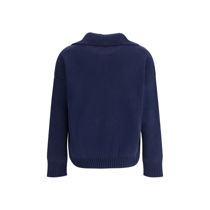 Blue Cotton Sweatshirt
