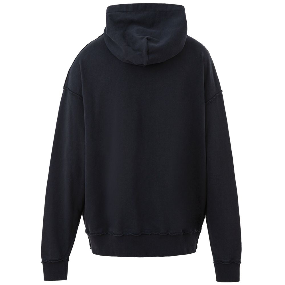 Blue Cotton Sweatshirt-Dolce & Gabbana-LabelTerrace.com