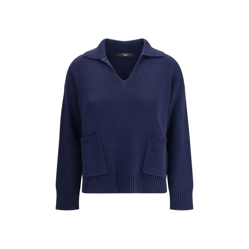 Blue Cotton Sweatshirt