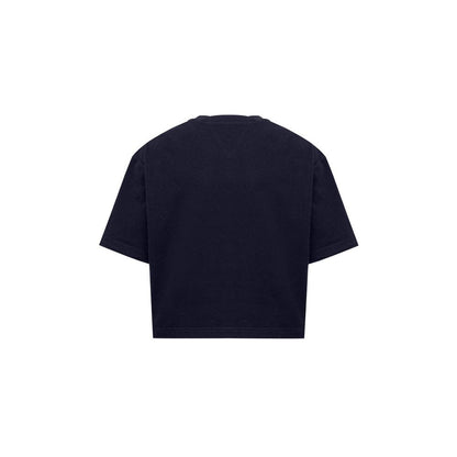 Blue Cotton T-Shirt-Bottega Veneta-LabelTerrace.com