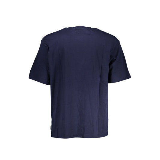Blue Cotton T-Shirt-Fila-LabelTerrace.com