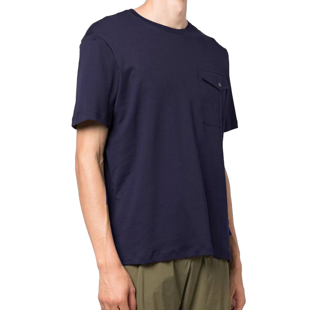 Blue Cotton T-Shirt