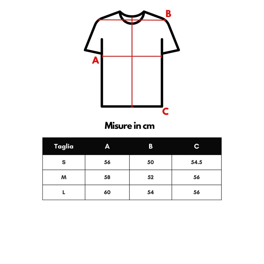 تي شيرت قطني أزرق