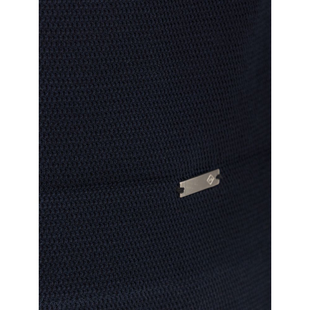 Blue Cotton T-Shirt-Dunhill-LabelTerrace.com