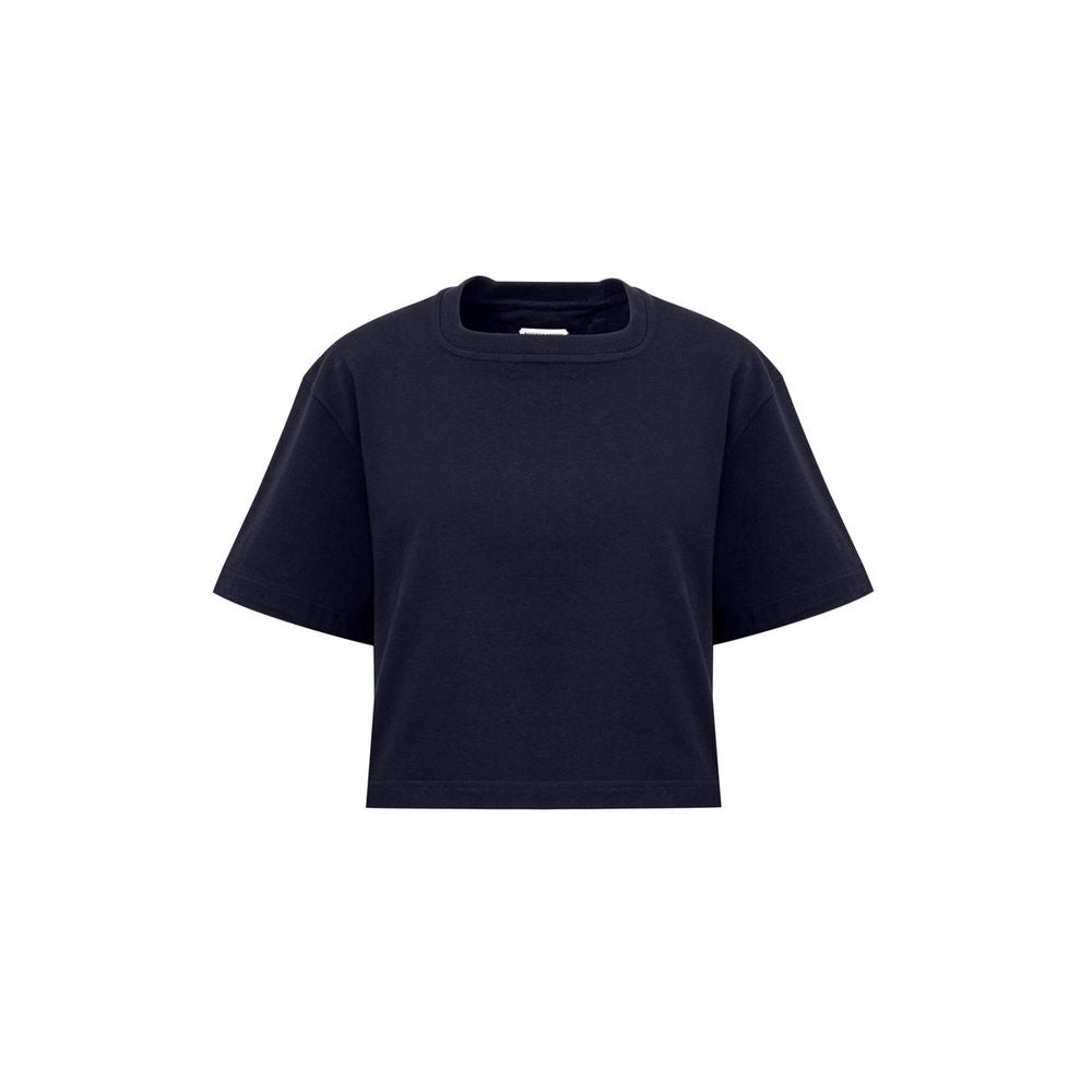 Blue Cotton T-Shirt-Bottega Veneta-LabelTerrace.com