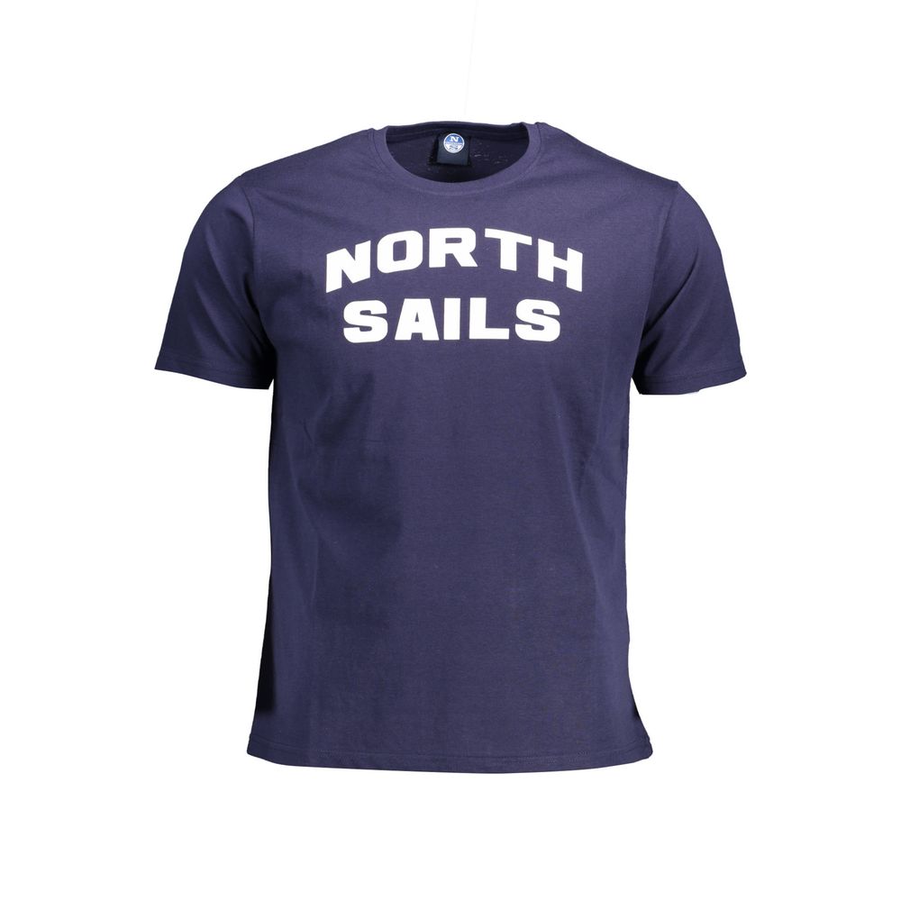 Blue Cotton T-Shirt-North Sails-LabelTerrace.com