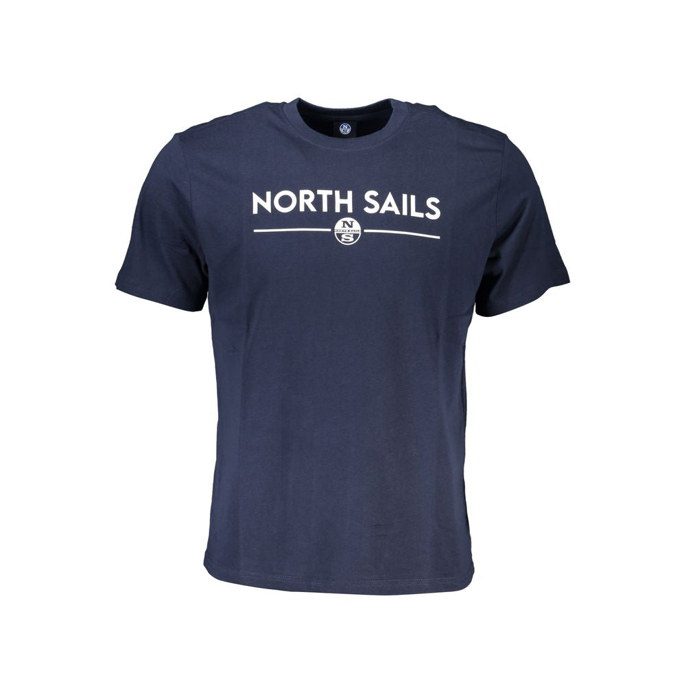 Blue Cotton T-Shirt-North Sails-LabelTerrace.com