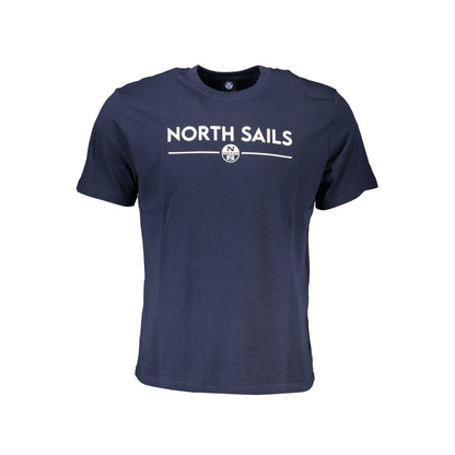 Blue Cotton T-Shirt-North Sails-LabelTerrace.com